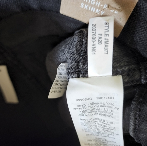 Madewell highrise skinny jeans in starky wash size 23 - Picture 6 of 7